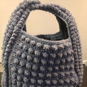 Handmade crochet over the shoulder purse